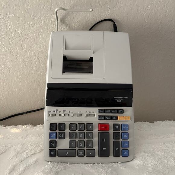 SHARP Electronic Commercial Desktop Printing Calculator 12 Digit EL1197PIII - Picture 1 of 9